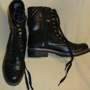 XOXO Gothic  Vegan Cosplay Motorcycle Boots Women's 9M